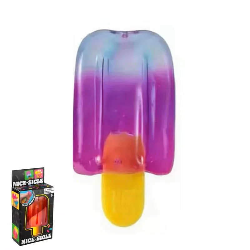 Summer Ice Cream Squishy Slow Rising Food Squeeze Toy for Stress Relief Aesthetic Dessert Decor Party Favors Sensory Toy
