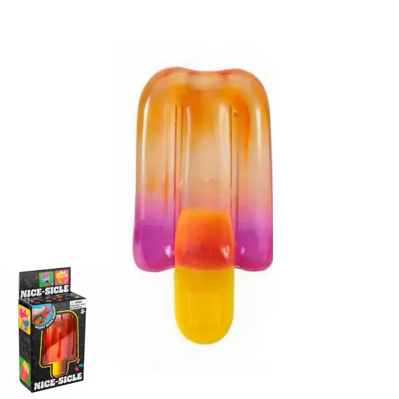 Summer Ice Cream Squishy Slow Rising Food Squeeze Toy for Stress Relief Aesthetic Dessert Decor Party Favors Sensory Toy